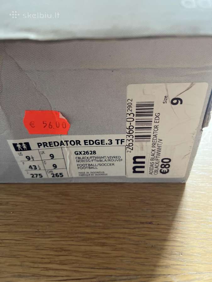 Parduodu adidas firmos sales futbolo batelius - nuotraukos Nr. 3