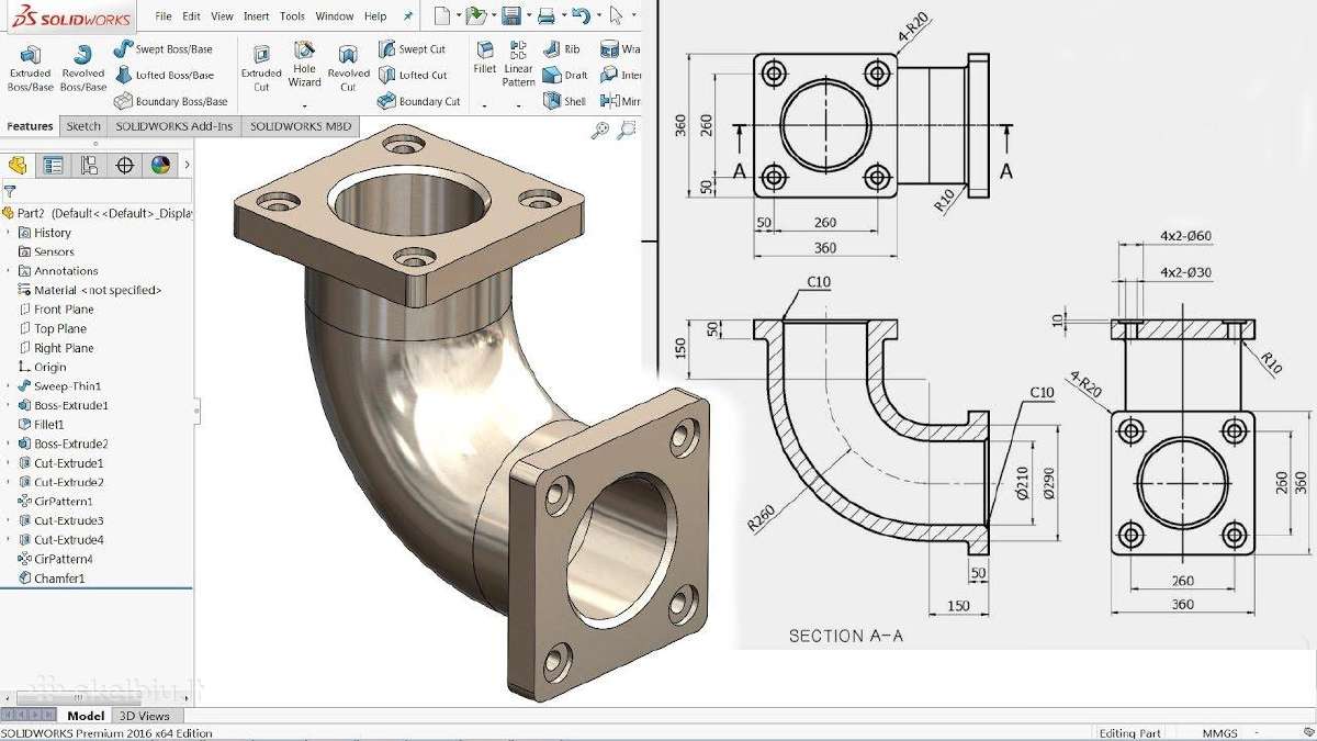 Autocad / Solidworks / Sketchup 2d ir 3D Brėžiniai - nuotraukos Nr. 4