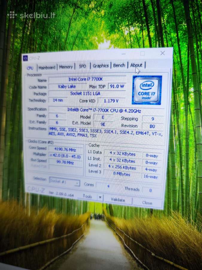 Clevo i7 7th 91w/17,3"3k 120hz/1080 8gb 190w - nuotraukos Nr. 28