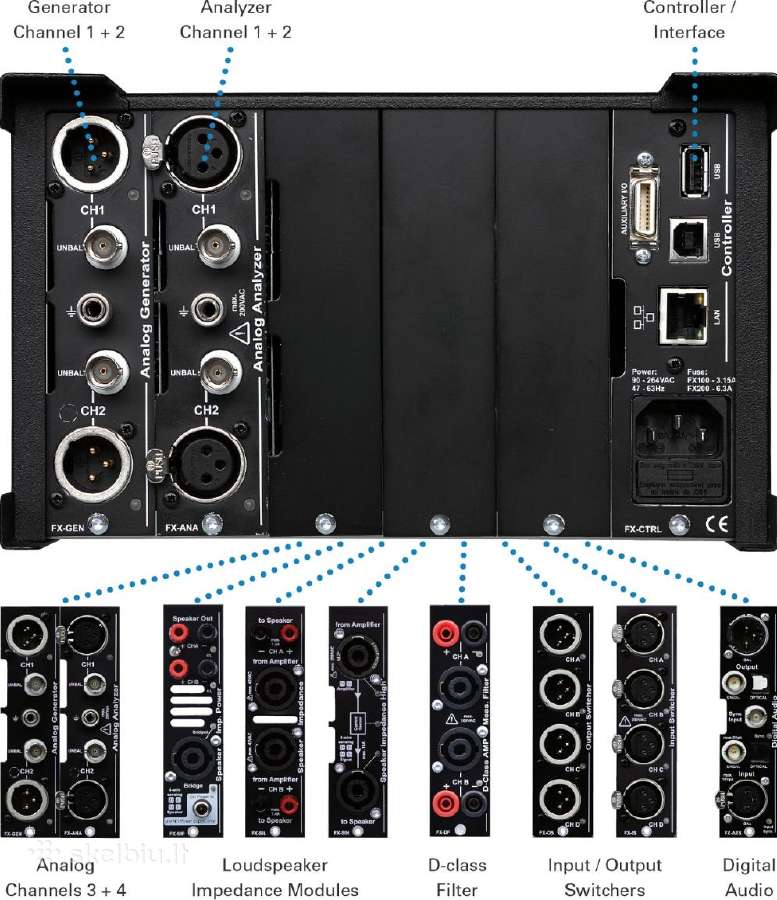 Nti Fx100 audio analizatorius - nuotraukos Nr. 2