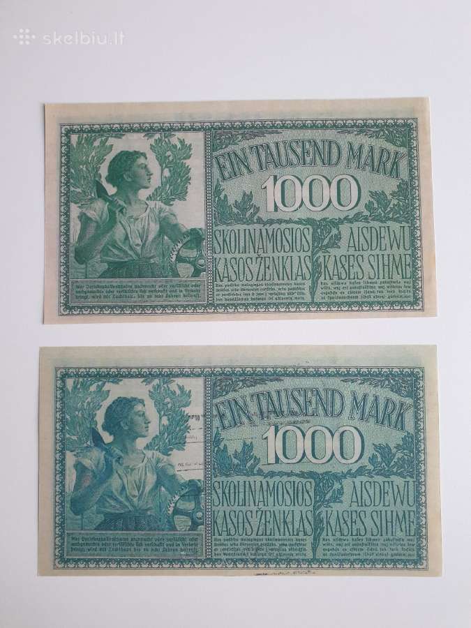 Smetoniškų ir Ostų banknotų reprodukcijos kopijos! - nuotraukos Nr. 8