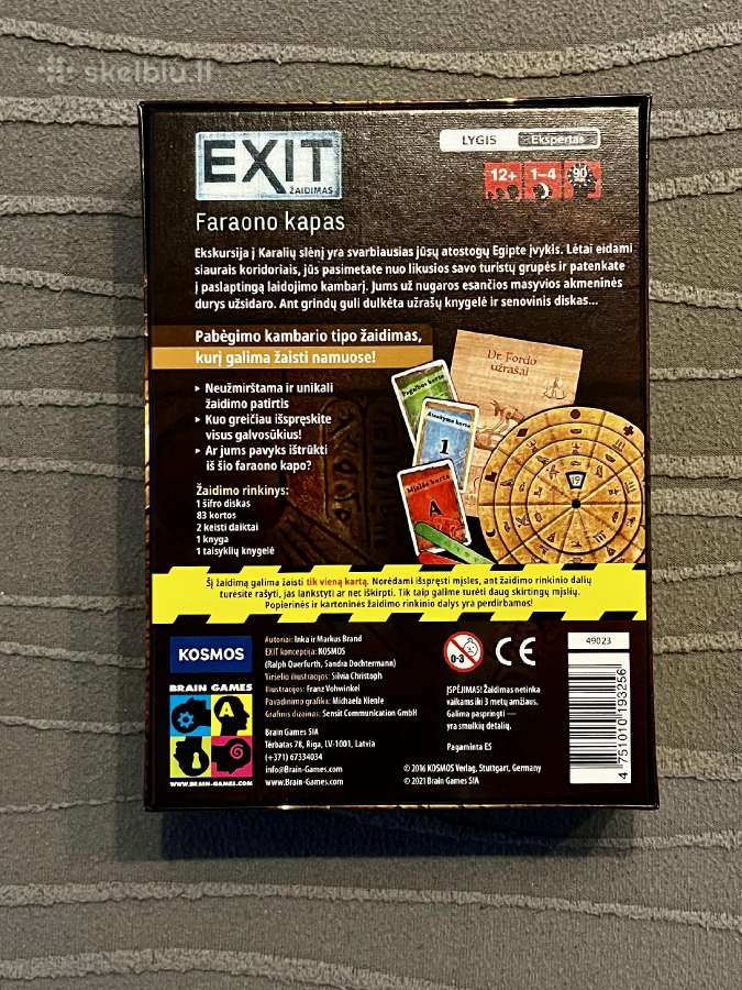 Brain Games Exit Faraono kapas - nuotraukos Nr. 2