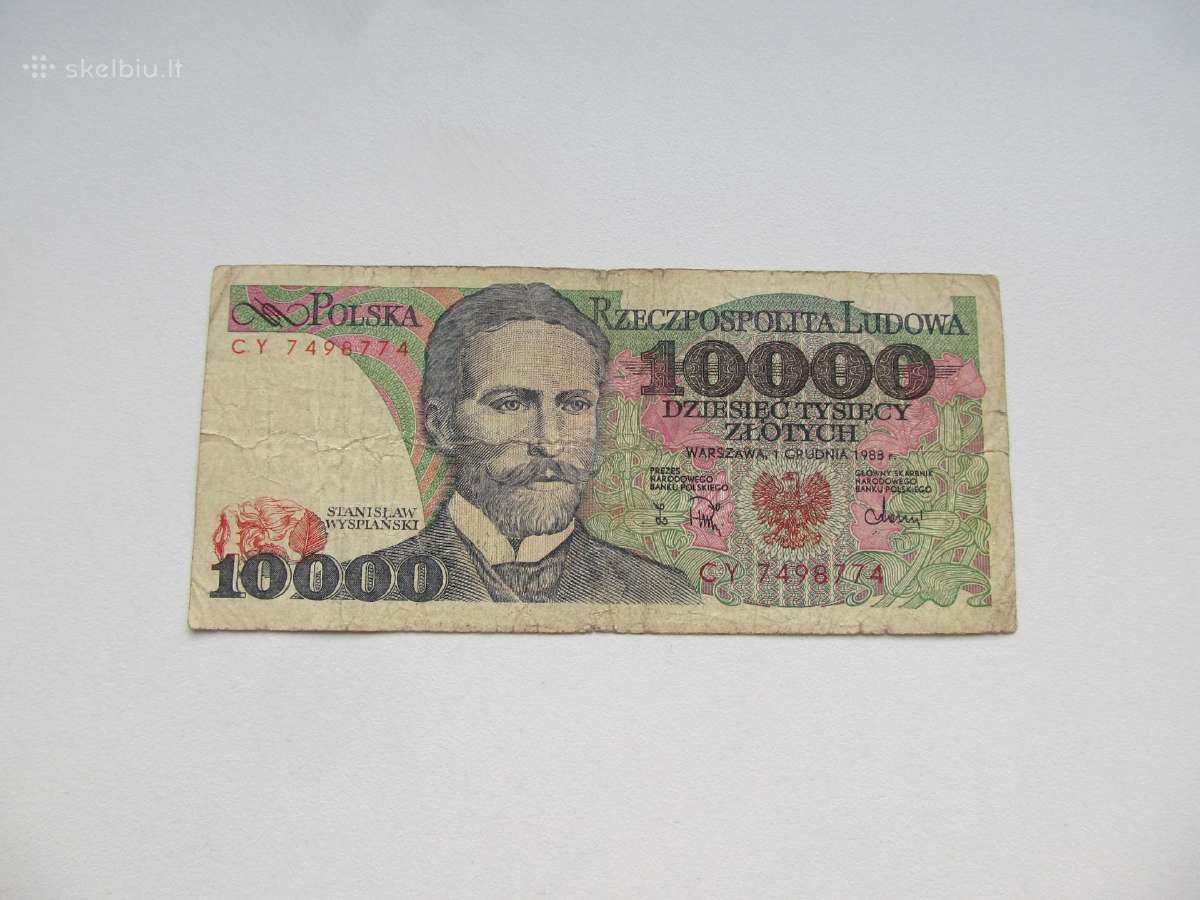 10 000 zlotu , Lenkija , 1988
