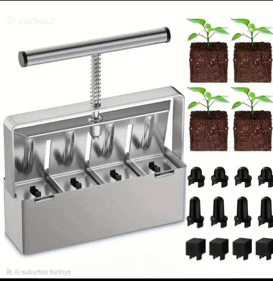 Soil blokų gaminimo įrankis