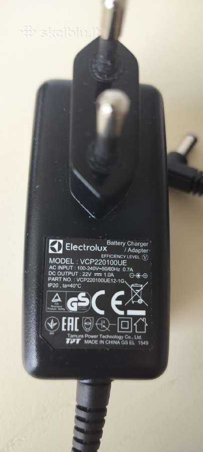 Kroviklis Electrolux dulkių siurbliui 22 V - nuotraukos Nr. 2