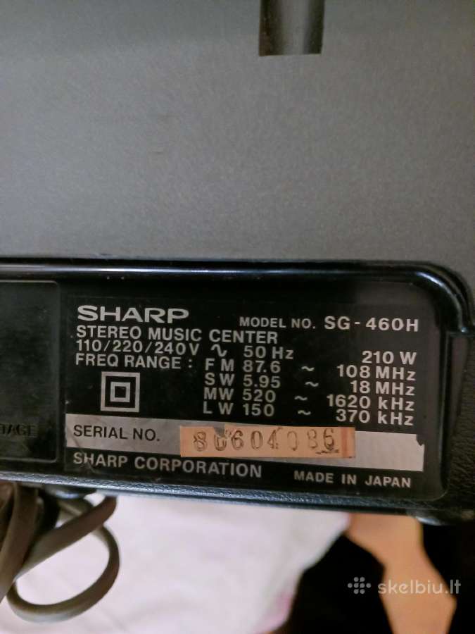 Sharp Sg-460h - nuotraukos Nr. 5