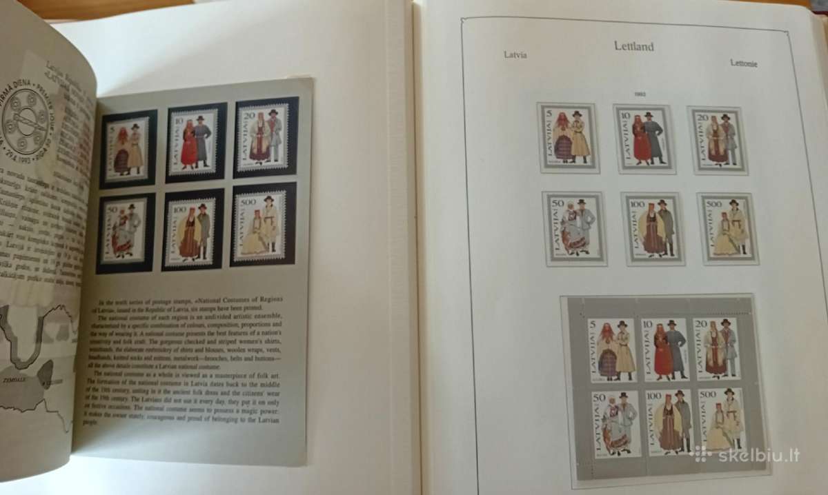 Pašto ženklai Latvija 1990-97 metai, albumas - nuotraukos Nr. 4