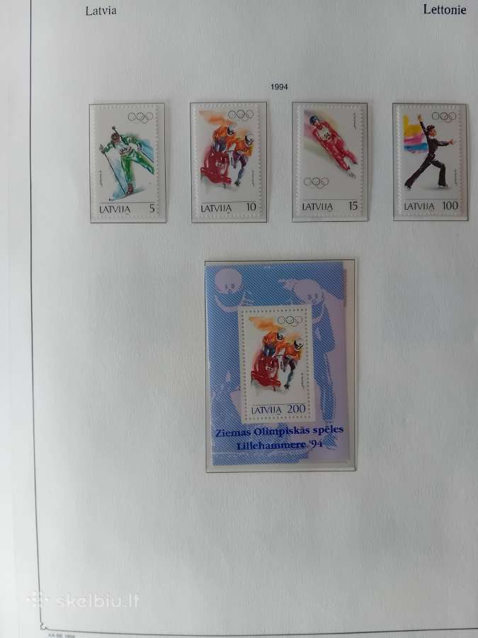 Pašto ženklai Latvija 1990-97 metai, albumas - nuotraukos Nr. 7