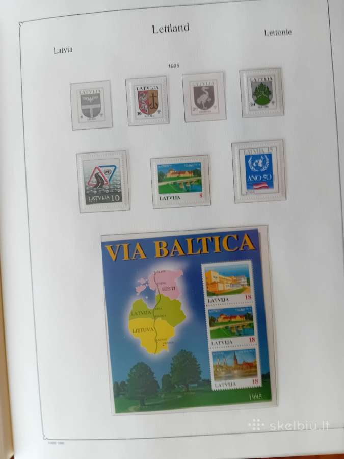Pašto ženklai Latvija 1990-97 metai, albumas - nuotraukos Nr. 10