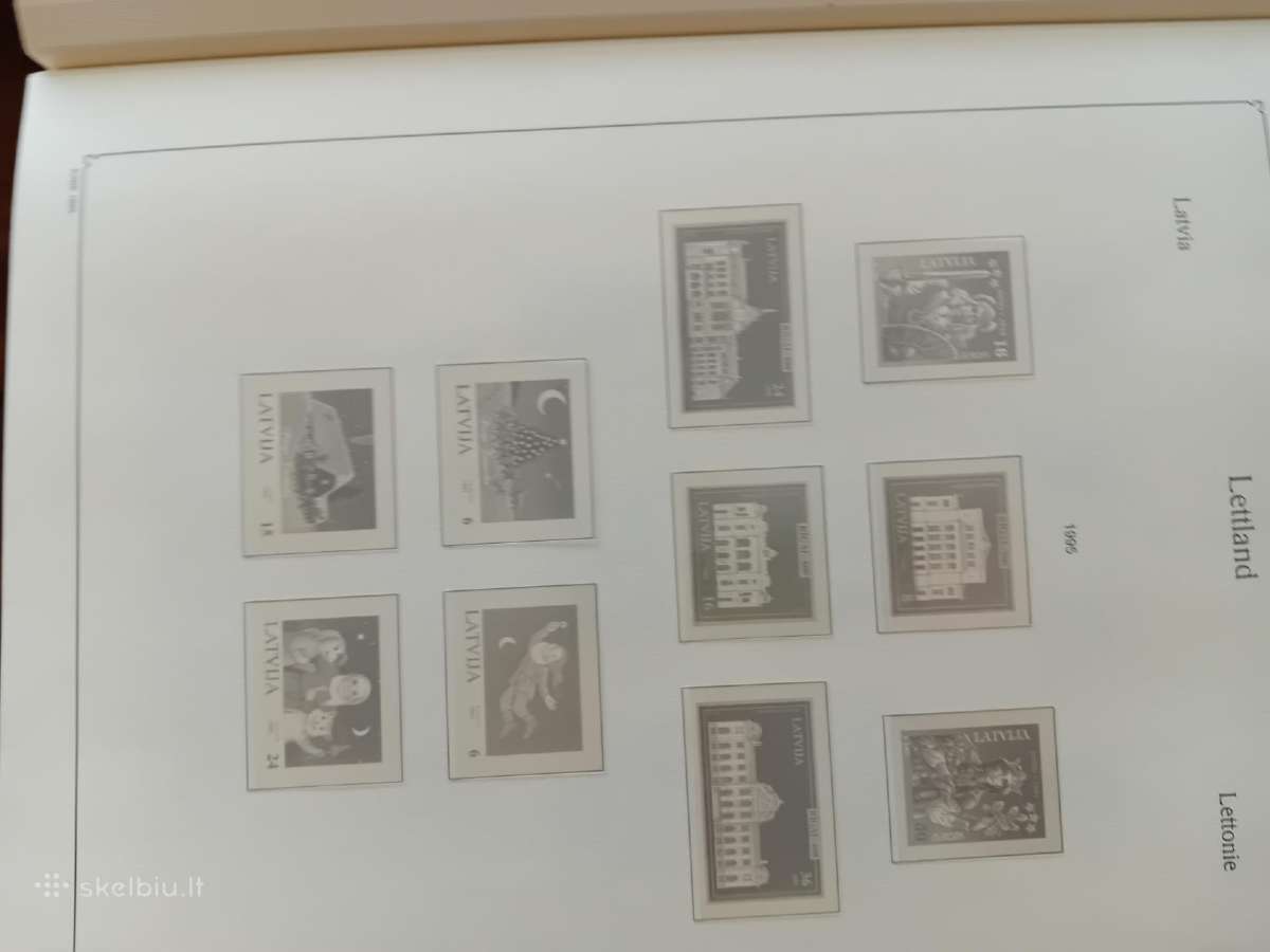 Pašto ženklai Latvija 1990-97 metai, albumas - nuotraukos Nr. 11