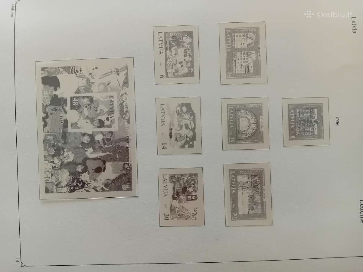 Pašto ženklai Latvija 1990-97 metai, albumas - nuotraukos Nr. 14