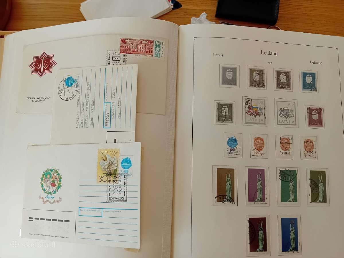 Pašto ženklai Latvija 1990-97 metai, albumas - nuotraukos Nr. 18