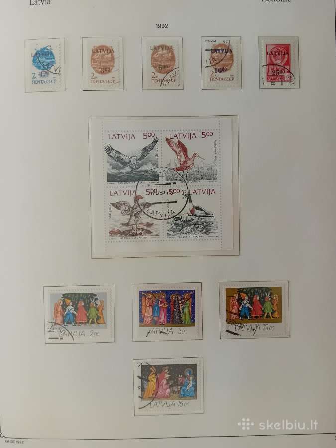 Pašto ženklai Latvija 1990-97 metai, albumas - nuotraukos Nr. 20