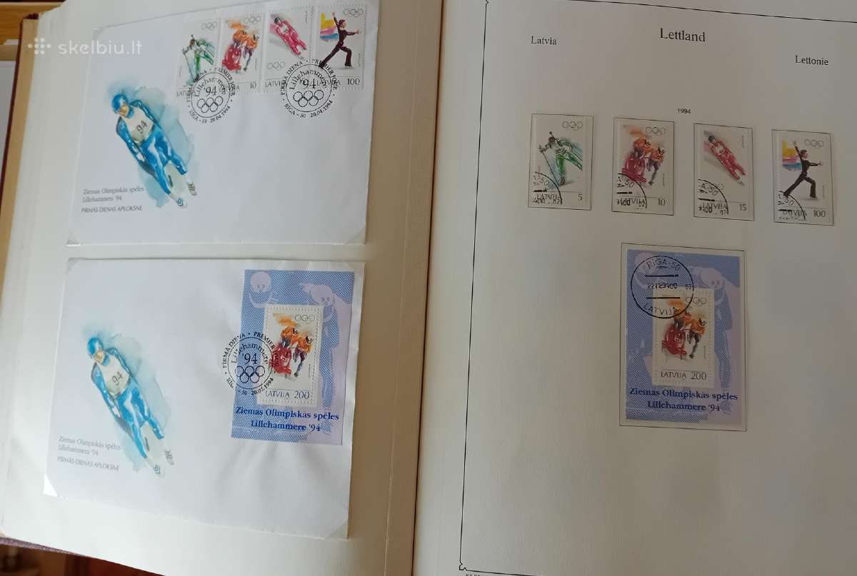 Pašto ženklai Latvija 1990-97 metai, albumas - nuotraukos Nr. 23