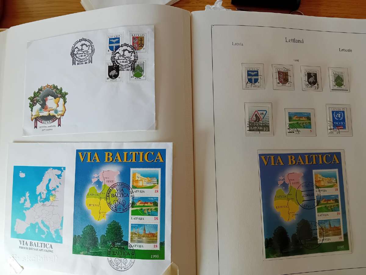 Pašto ženklai Latvija 1990-97 metai, albumas - nuotraukos Nr. 26