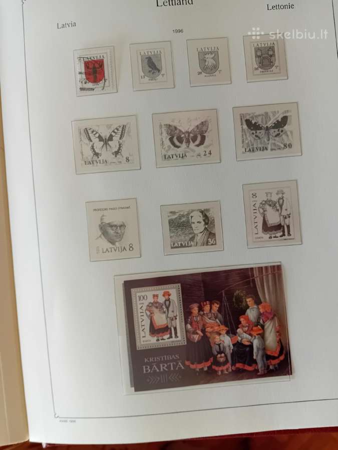 Pašto ženklai Latvija 1990-97 metai, albumas - nuotraukos Nr. 29
