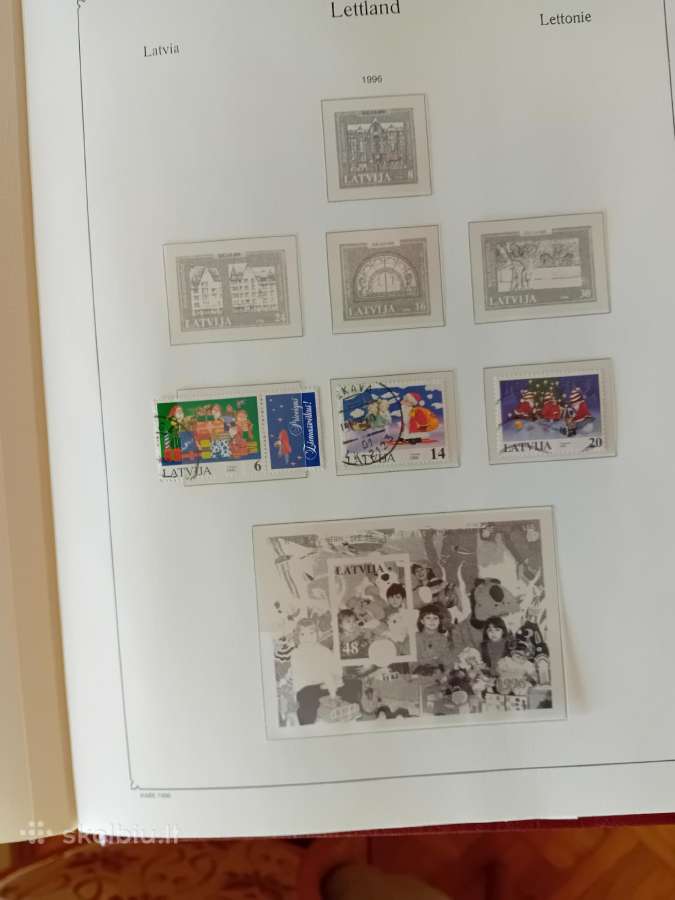 Pašto ženklai Latvija 1990-97 metai, albumas - nuotraukos Nr. 31