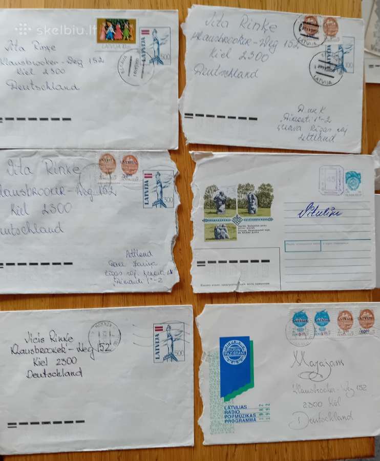 Pašto ženklai Latvija 1990-97 metai, albumas - nuotraukos Nr. 35