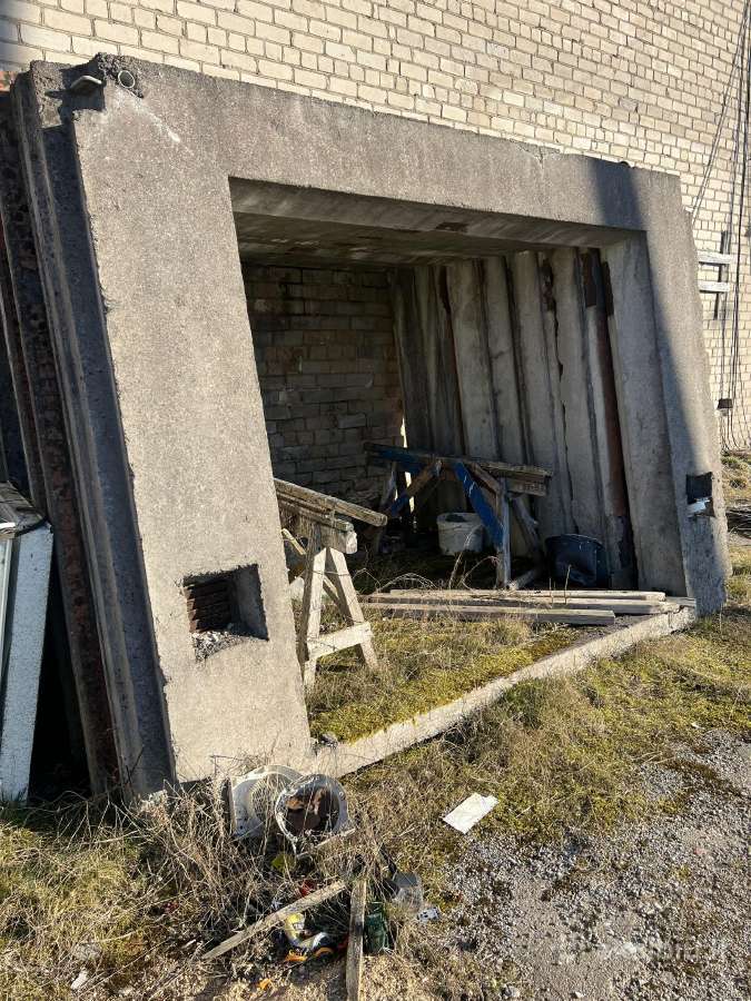 Gelžbetoninės konstrukcijos garažų vartams