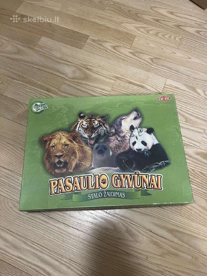 Naujas Pasaulio gyvūnai stalo žaidimas