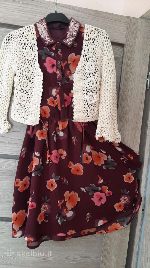 Labai graži suknelė su bolero 3/4 rankovės tik di