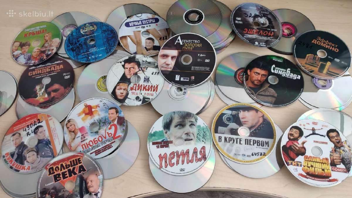Rusiški ir lietuviški Dvd serialai ir animaciniai