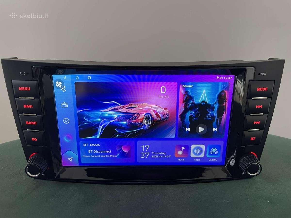 Mercedes E klasė android Carplay Androidauto - nuotraukos Nr. 5