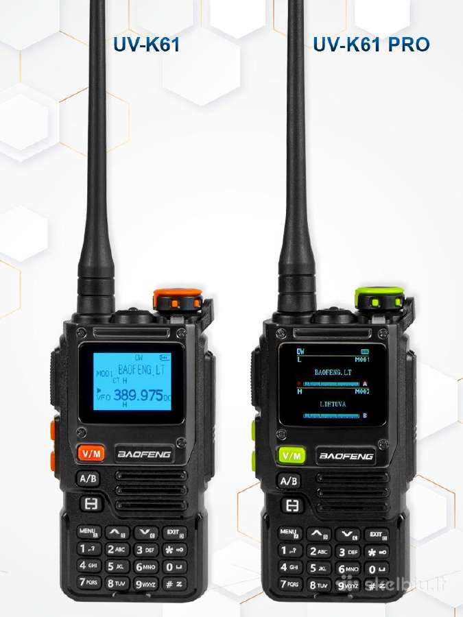 Radijo stotelės Baofeng Uv-k61 / Uv-k61 pro - nuotraukos Nr. 8