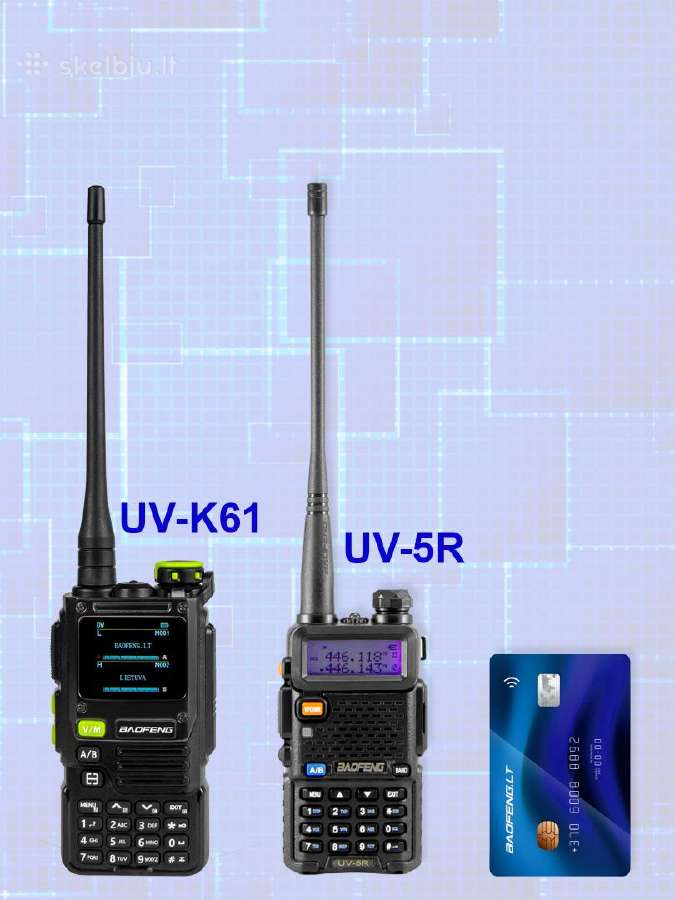 Radijo stotelės Baofeng Uv-k61 / Uv-k61 pro - nuotraukos Nr. 9