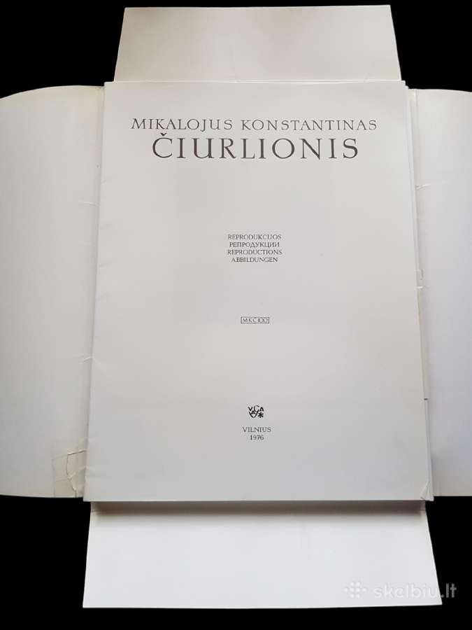 Čiurlionio Reprodukciju, Albumai. 9 vnt. - nuotraukos Nr. 2