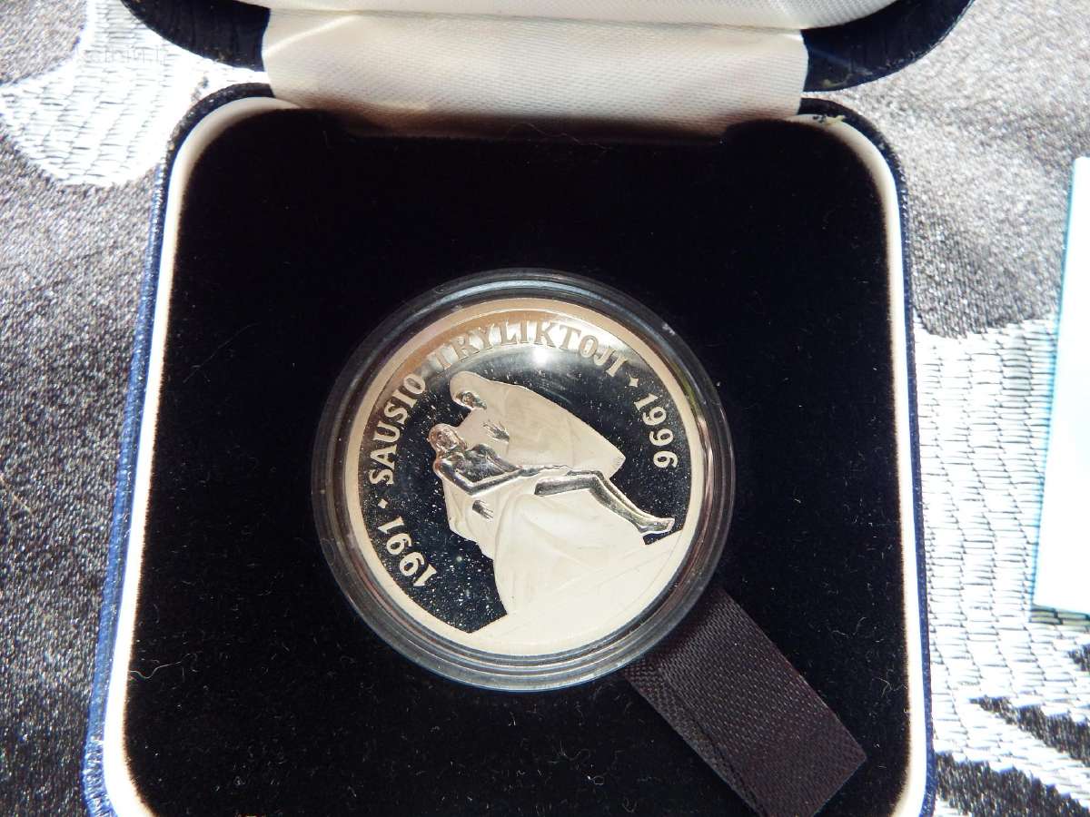 50 litų moneta Sausio 13-oji sidabrinė