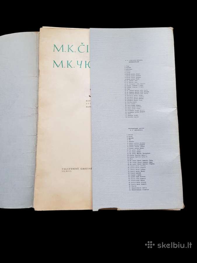 Čiurlionio Reprodukciju, Albumai. 9 vnt. - nuotraukos Nr. 15
