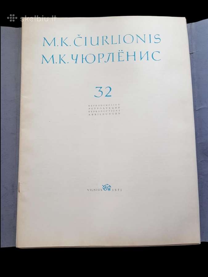 Čiurlionio Reprodukciju, Albumai. 9 vnt. - nuotraukos Nr. 20