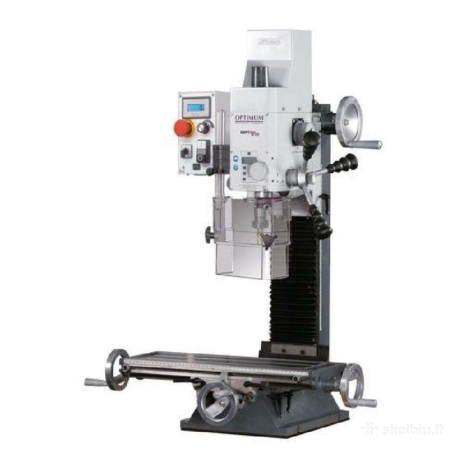 Metalo frezavimo staklės Optimill Bf 20vario