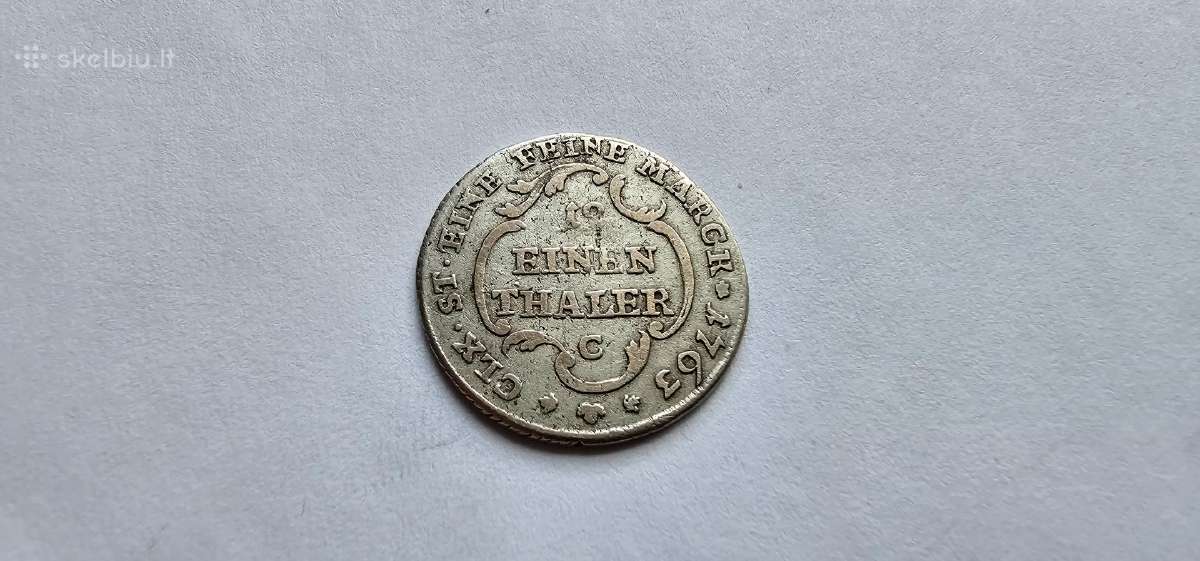 1763 1/12 talerio Stolberg