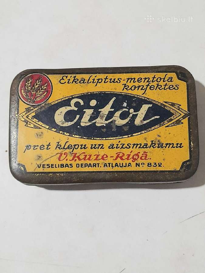 Prieškario metalinės dėžutės - nuotraukos Nr. 2