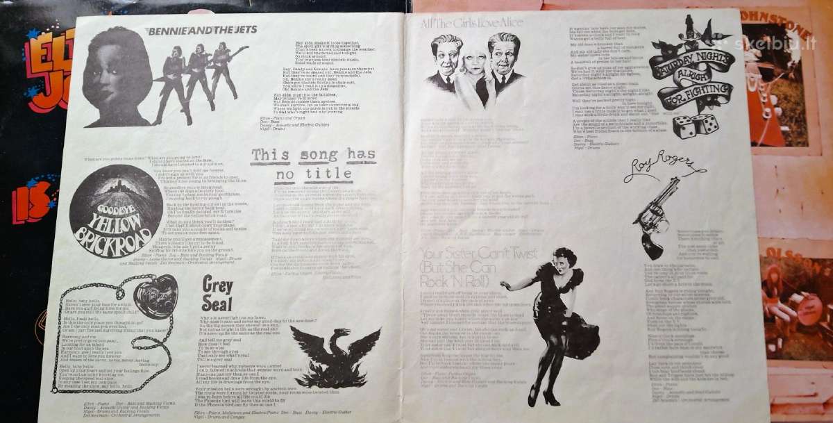 Vinyl-as dvigubas "Goodbye Yellow Brickroad" - nuotraukos Nr. 2