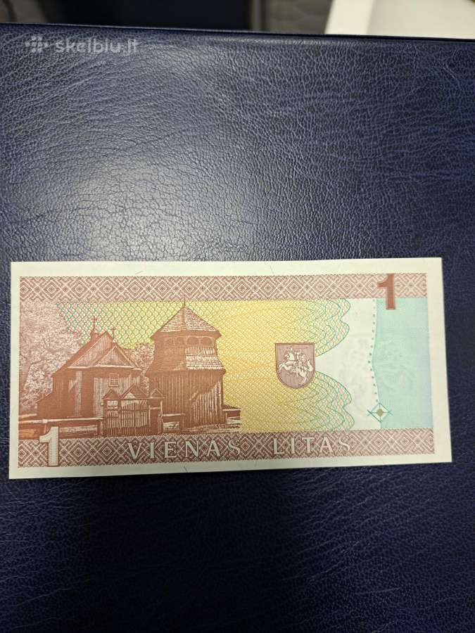 1994 m. 1 litas unc stovis - nuotraukos Nr. 2