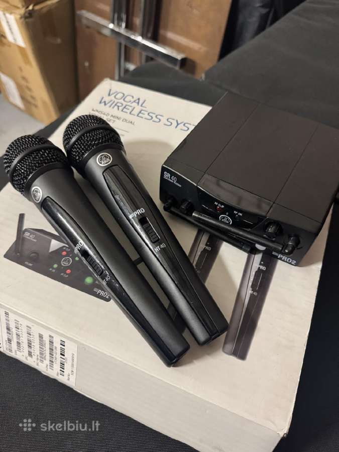 Akg w40 vokaliniai mikrofonai - nuotraukos Nr. 2