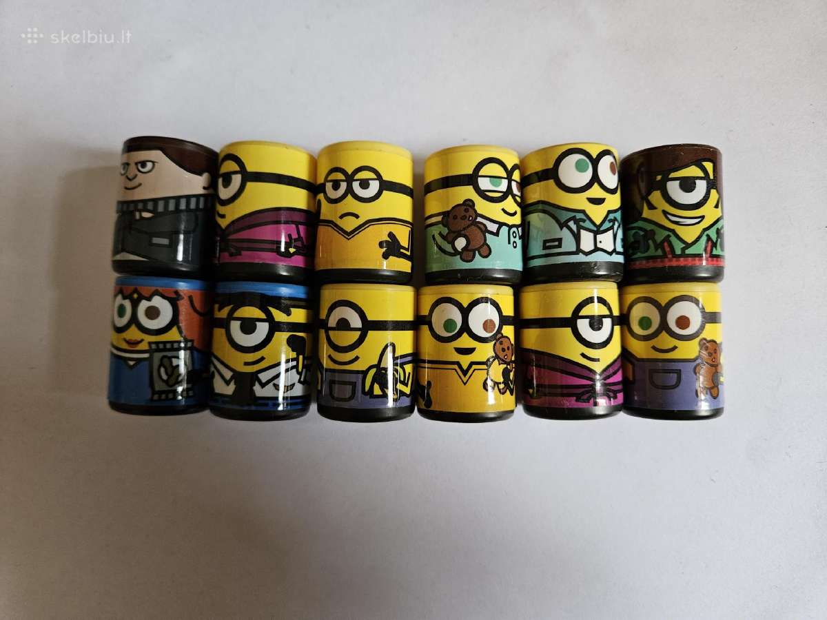 Bjaurusis aš Despicable Me figūrėlės (puponautai)