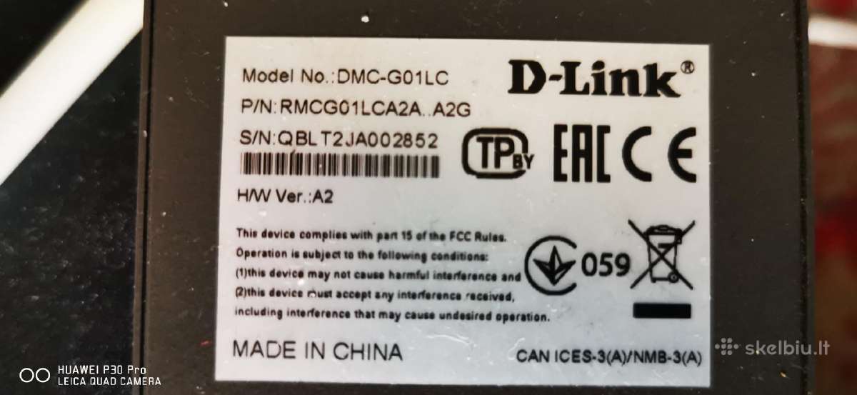 D-link Dmc-g01lc - nuotraukos Nr. 2