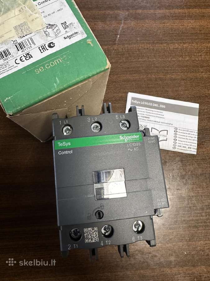 Schneider Electric Schneider 3p 95a 230v Ac 1z 1r - nuotraukos Nr. 5
