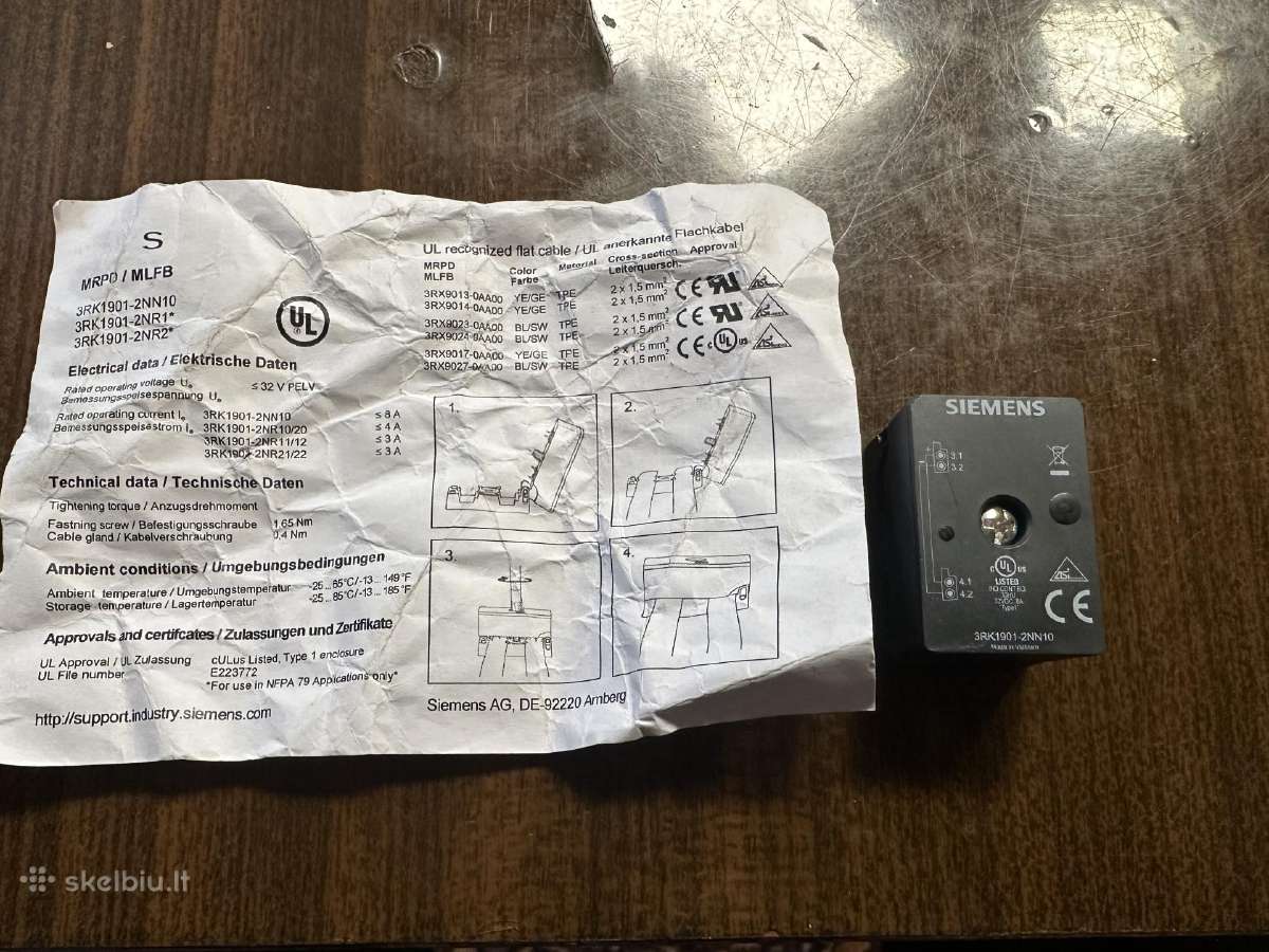 Siemens 3rk1901-2nn10 skirstytuvas - nuotraukos Nr. 2
