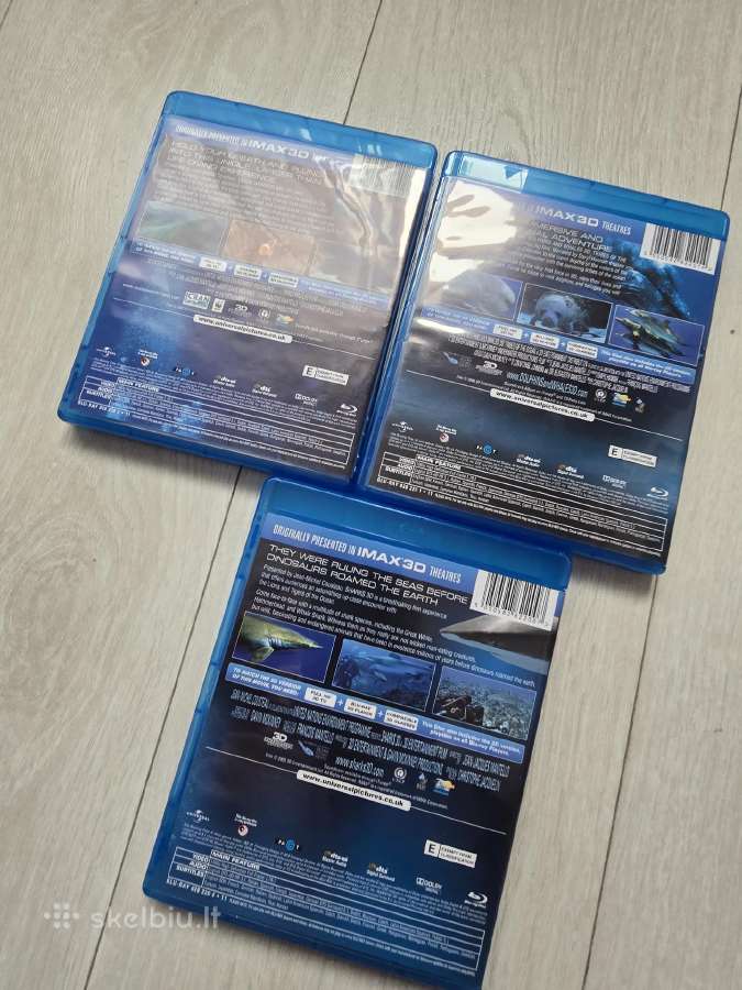Blu-ray 3D diskai apie povandeninį. Kaina už 1vnt - nuotraukos Nr. 5