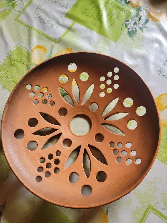 Didelė keramikinė lėkštė