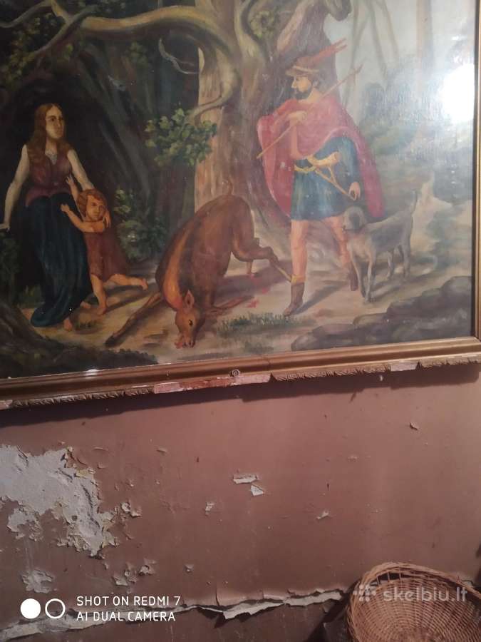 Parduodu antiakvarini paveikslą