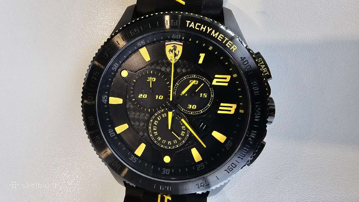 Originalus vyriškas Ferrari laikrodis - nuotraukos Nr. 4