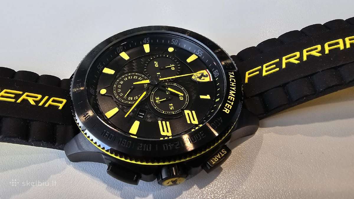 Originalus vyriškas Ferrari laikrodis - nuotraukos Nr. 2