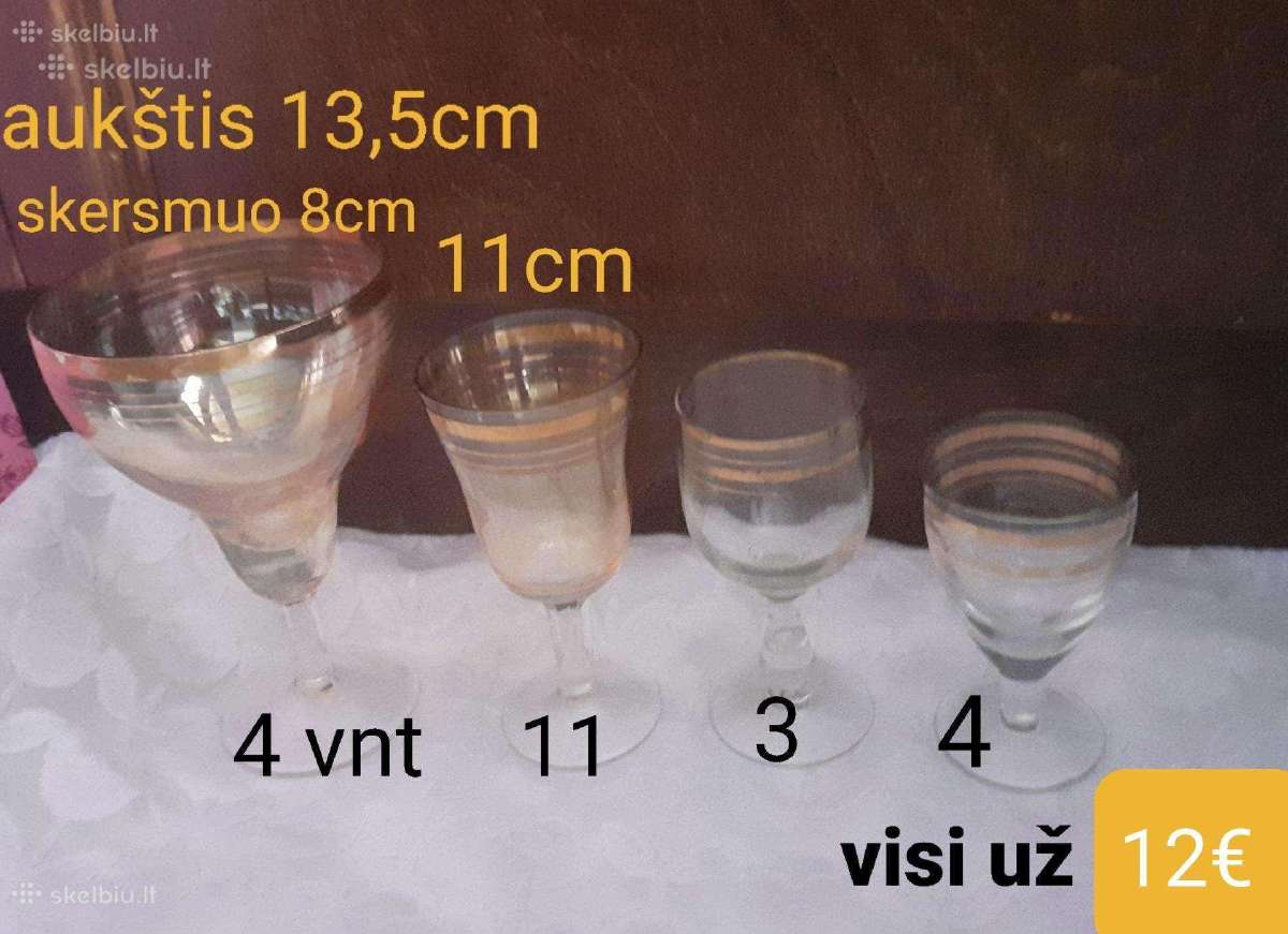 Įvairūs stikliukai - nuotraukos Nr. 23