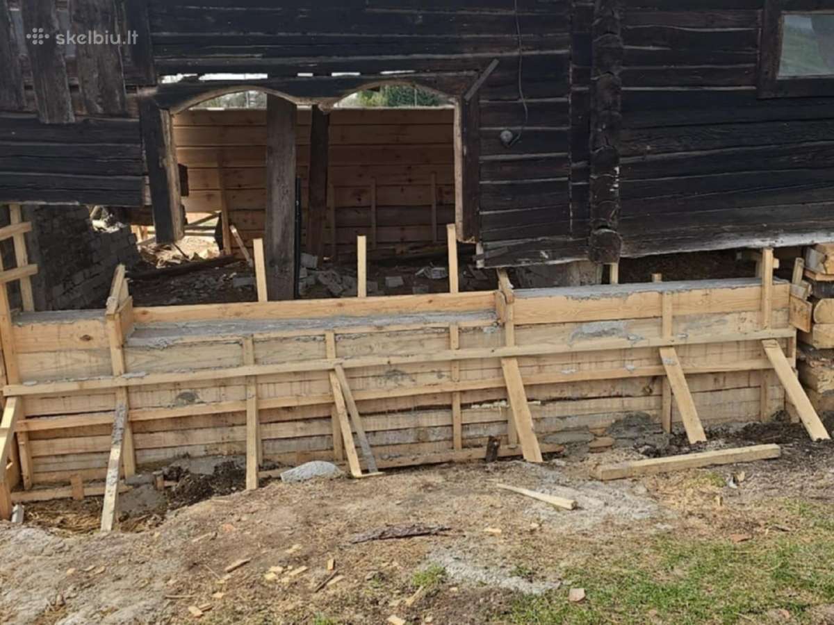 Senų rąstinių namų rekonstrukcija - nuotraukos Nr. 5